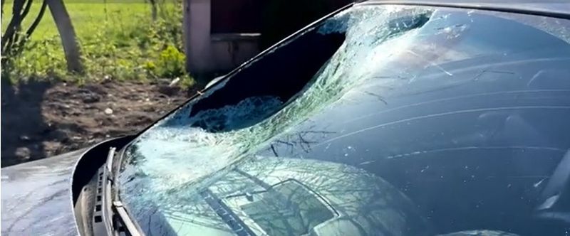 Imagini de la locul accidentului