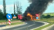 Imagini de la locul incendiului