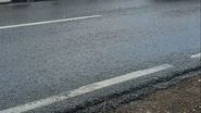 Imagine de la locul accidentului din Bihor