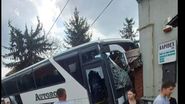 Imagine de la locul accidentului din Bihor