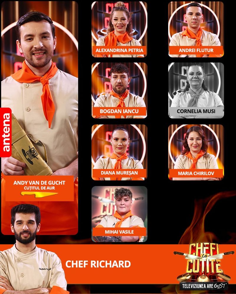 Echipa portocalie de la Chefi la cuțite