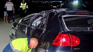 Imagini de la locul accidentului