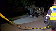 Imagini de la locul accidentului