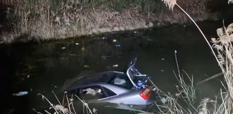 Imagini de la locul accidentului