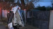 Imagini de la locul accidentului