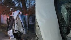 Un bărbat în vârstă de 61 de ani s-a urcat la volan și a condus cu viteză, deși se afla sub influența alcoolului! Șoferul a intrat cu mașina în poarta unei gospodării: „Eu am crezut că a căzut tavanul la casă”