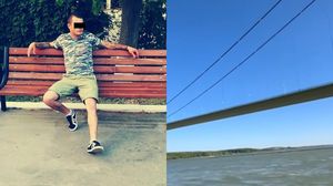 Bogdan, tânărul care a căzut în Dunăre