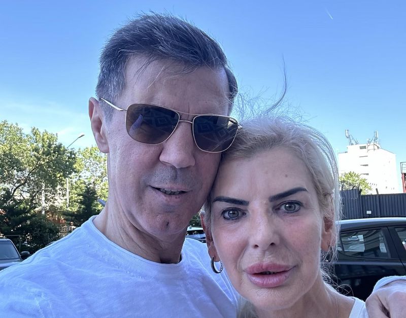 Mihai Leu și soția sa