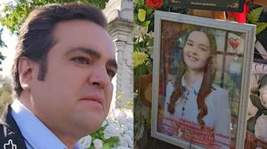 Igor Cuciuc, la mormântul fiicei sale