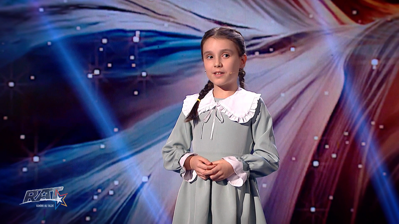 Kira Curteanu la Românii au talent