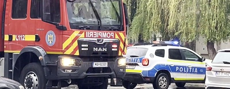 Imagini de la locul incendiului