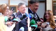 Crin Antonescu, la vot cu soția și fiica