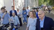 Elena Laconi a mers la vot alături de soțul ei