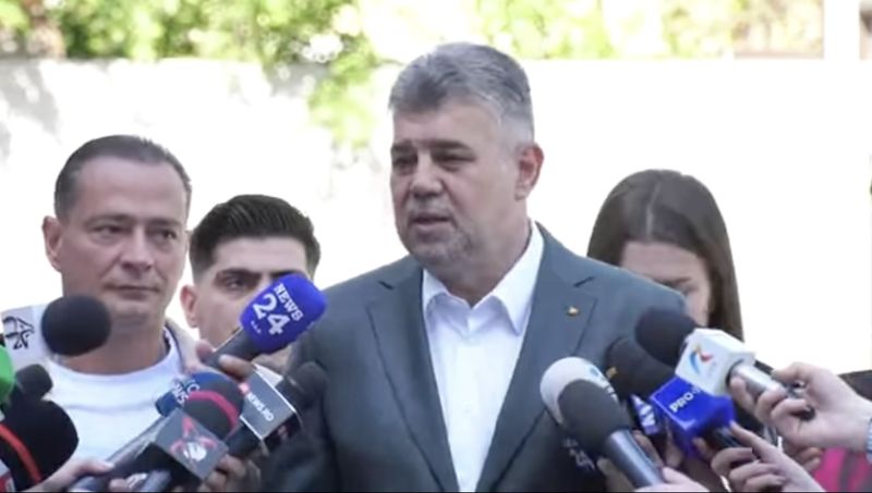 Marcel Ciolacu, alegeri prezidențiale 2025 - declarații după ce a ieșit de la vot
