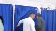 Imagine din secția de vot din Olt