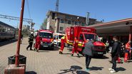 Imagine de la locul accidentului din Constanța