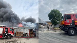 Incendiu cu mari degajări de fum la un depozit din cartierul Giulești! Autoritățile au emis și un mesaj RO-Alert