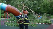 Imagini de la locul incidentului