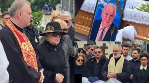 Imagini de la înmormântarea lui Mircea Cîmpeanu