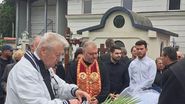 Imagine de la înmormântarea lui Mircea Cîmpeanu