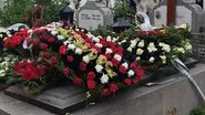 Imagine de la înmormântarea lui Mircea Cîmpeanu