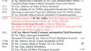 Calendar ortodox luna iunie