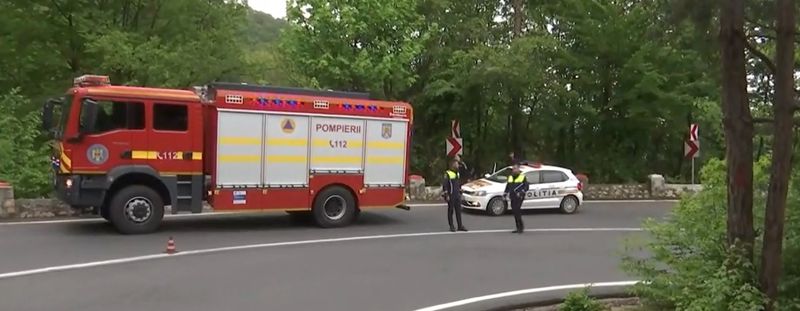 Imagini de la locul accidentului Imagini de la locul accidentului