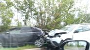 Imagini de la locul accidentului provocat de Ionel Ganea