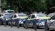 Imagine de la locul accidentului din București