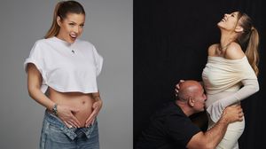 Roxana Nemeș și soțul ei 