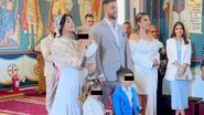 Imagini din timpul botezului