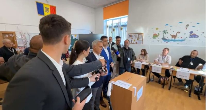George Simion și Călin Georgescu  George Simion și Călin Georgescu