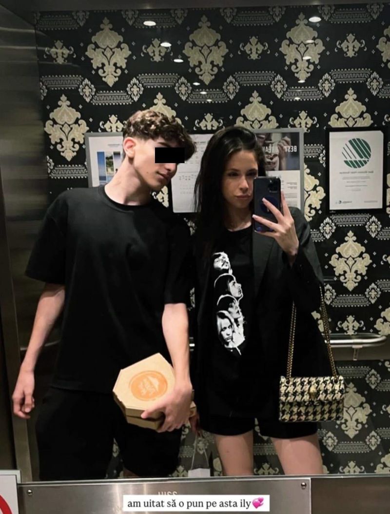 Violeta Bănică și iubitul său