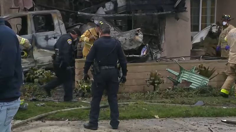 Imagini de la locul accidentului