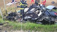 Imagini de la locul accidentului