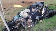 Imagini de la locul accidentului