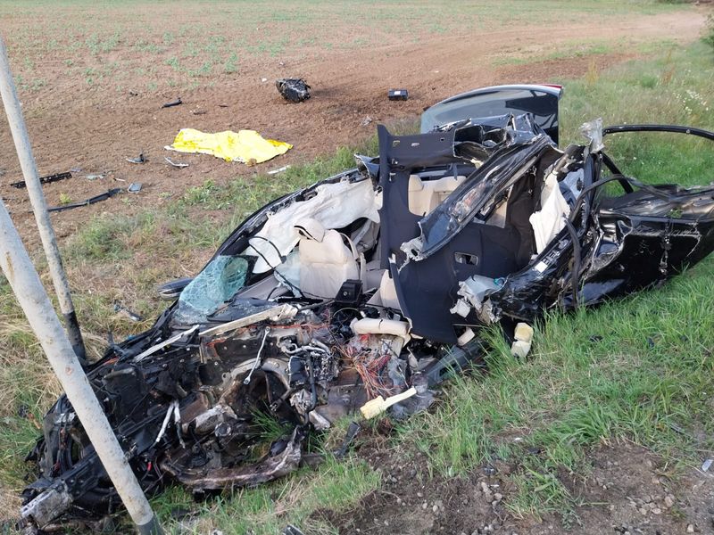 Imagini de la locul accidentului