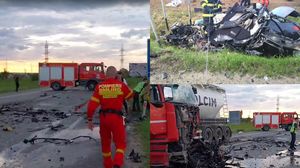 Imagini de la locul accidentului
