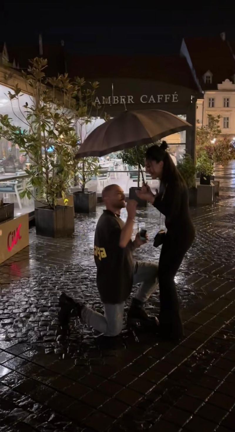 Cătălin Dobrescu și logodnica sa, Alina