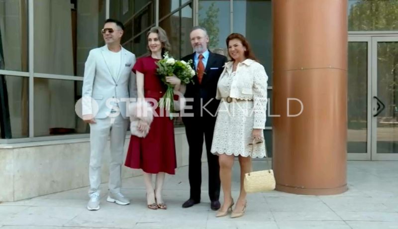Mihaela Borcea la cununia lui Mihai Albu