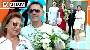 Mihaela Borcea la cununia lui Mihai Albu