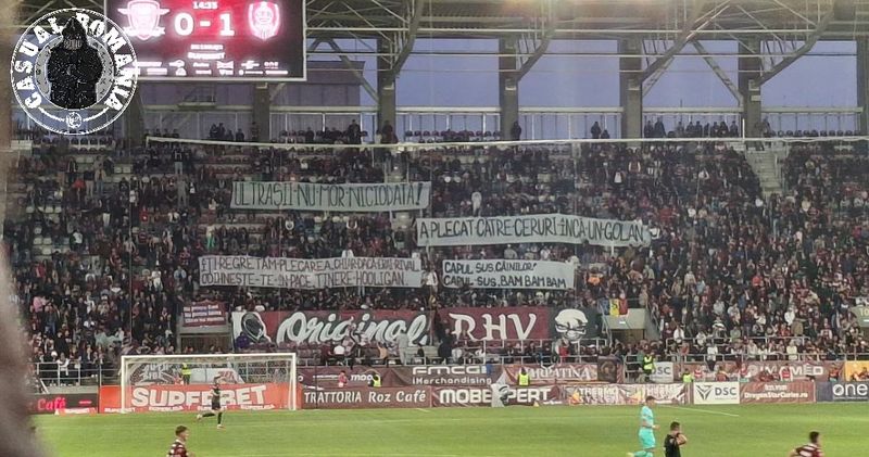 Mesajul din partea galeriei Rapid