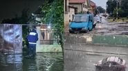 Imagini din timpul ploilor abundente