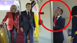 Imagini controversate cu Emmanuel Macron! Președintele Franței ar fi fost pălmuit de soție în avionul prezidențial, la sosirea în Vietnam. Prima reacție a Palatului Elysee