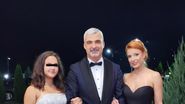 Monica Davidescu și Aurelian Temișan, alături de fiica lor, Dora
