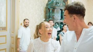 Ilona Brezoianu și soțul său, Andrei