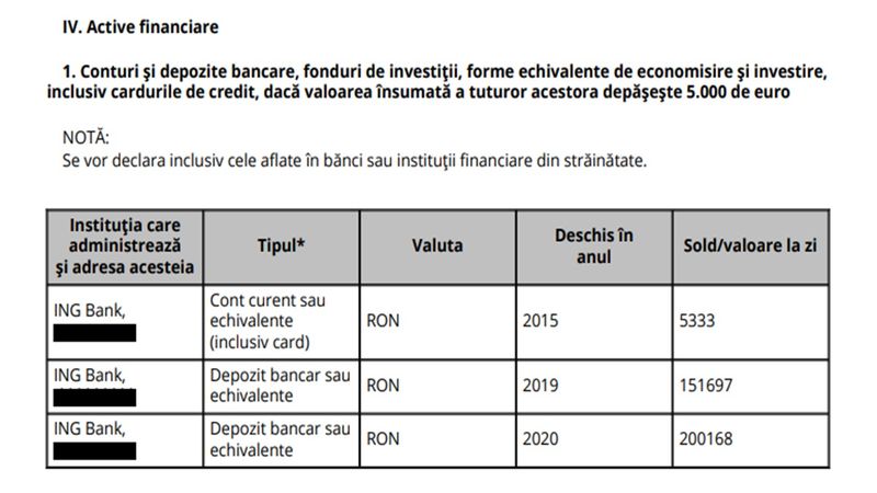 Delia Dinu, declarație de avere