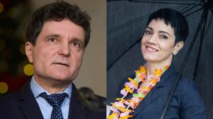 Nicușor Dan și Delia Dinu  Nicușor Dan și Delia Dinu