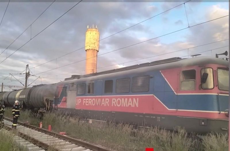 Imagini de la locul incendiului