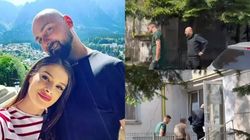 Imagini sfâșietoare cu Alex Marcu la sediul INML! Soțul Teodorei Marcu a ridicat trupul neînsuflețit al tinerei de 23 de ani. Bărbatul este distrus de durere | VIDEO